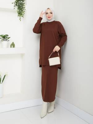 Acı Kahve Merserize Tüylenmez İkili Takım