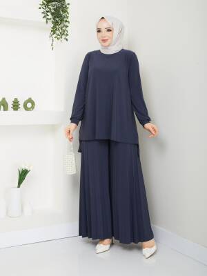 Antrasit Gri Pantolonlu Piliseli Sandy Takım