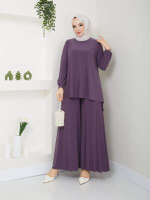 Gül Kurusu Pantolonlu Piliseli Sandy Takım