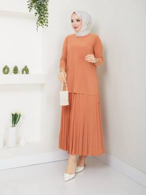 Kayısı Piliseli Sandy Etekli Takım