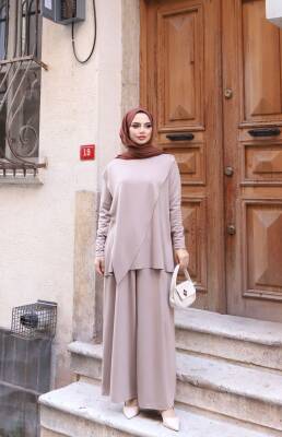 Taş Oysho Kumaş Pantolonlu İkili Takım 